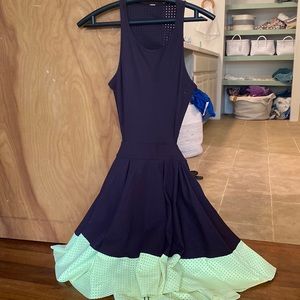 Lululemon Away dress black cherry 6